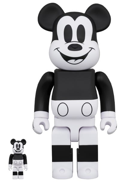 Medicom Toy BEABRICK Mickey Mouse BW 3