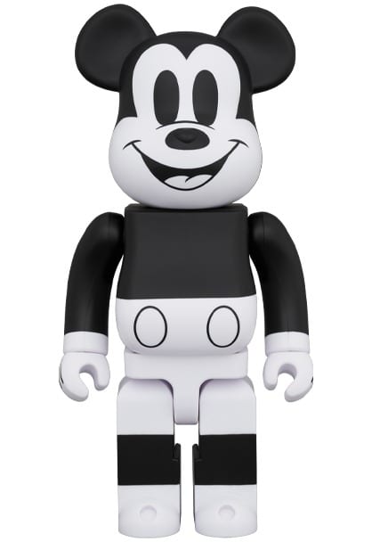 Medicom Toy BEABRICK Mickey Mouse BW 5