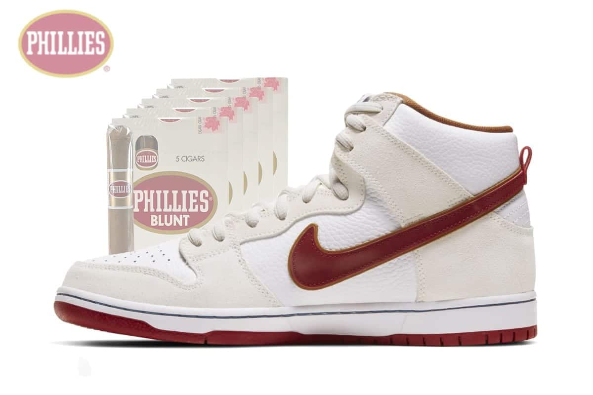 Projekt Nike SB Dunk High âPhillies Bluntâ czerpie inspiracje z cygar