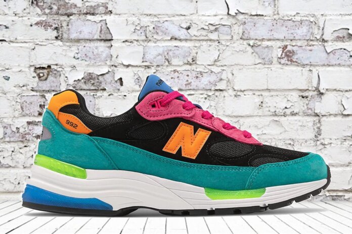new balance 992 black multicolor new balance 992 black multicolor