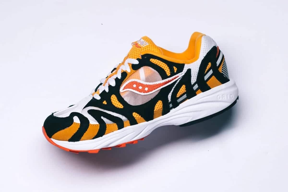 saucony Grid Azura 2000 Orange Purple 1