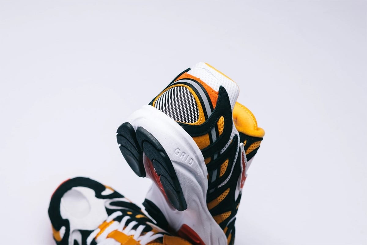 saucony Grid Azura 2000 Orange Purple 3