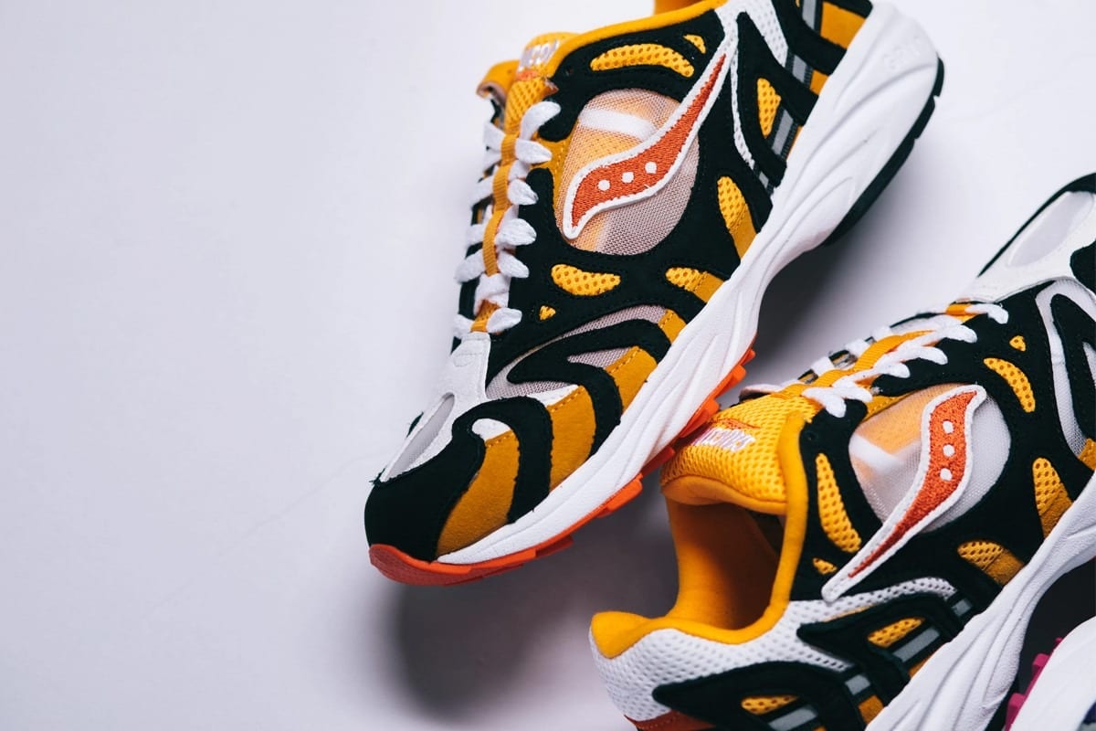 saucony Grid Azura 2000 Orange Purple 4