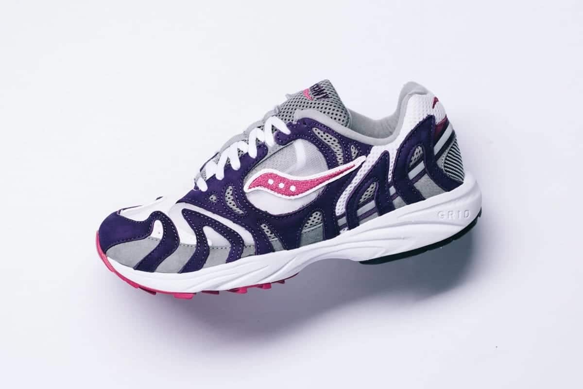 saucony Grid Azura 2000 Orange Purple 5