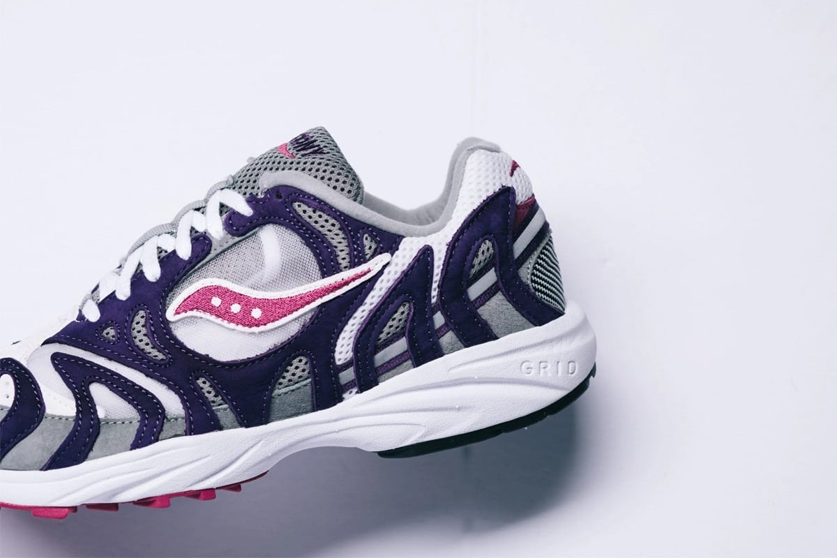 saucony Grid Azura 2000 Orange Purple 6
