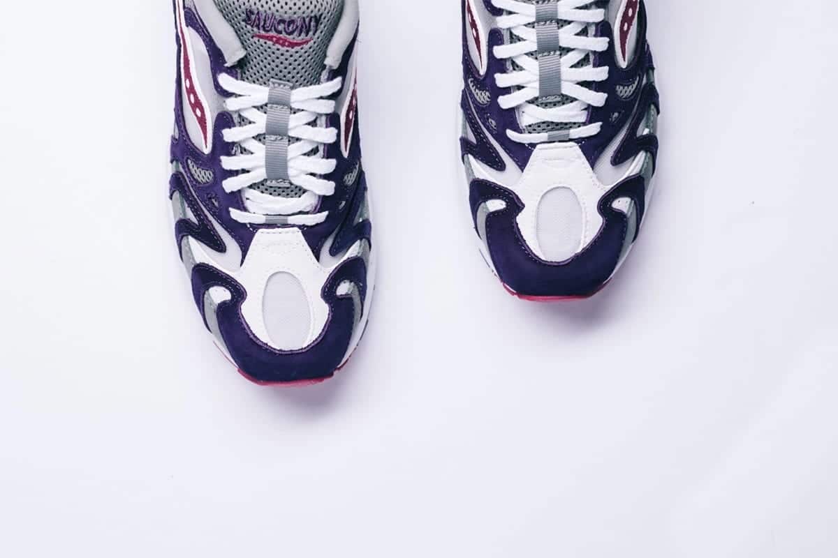 saucony Grid Azura 2000 Orange Purple 7