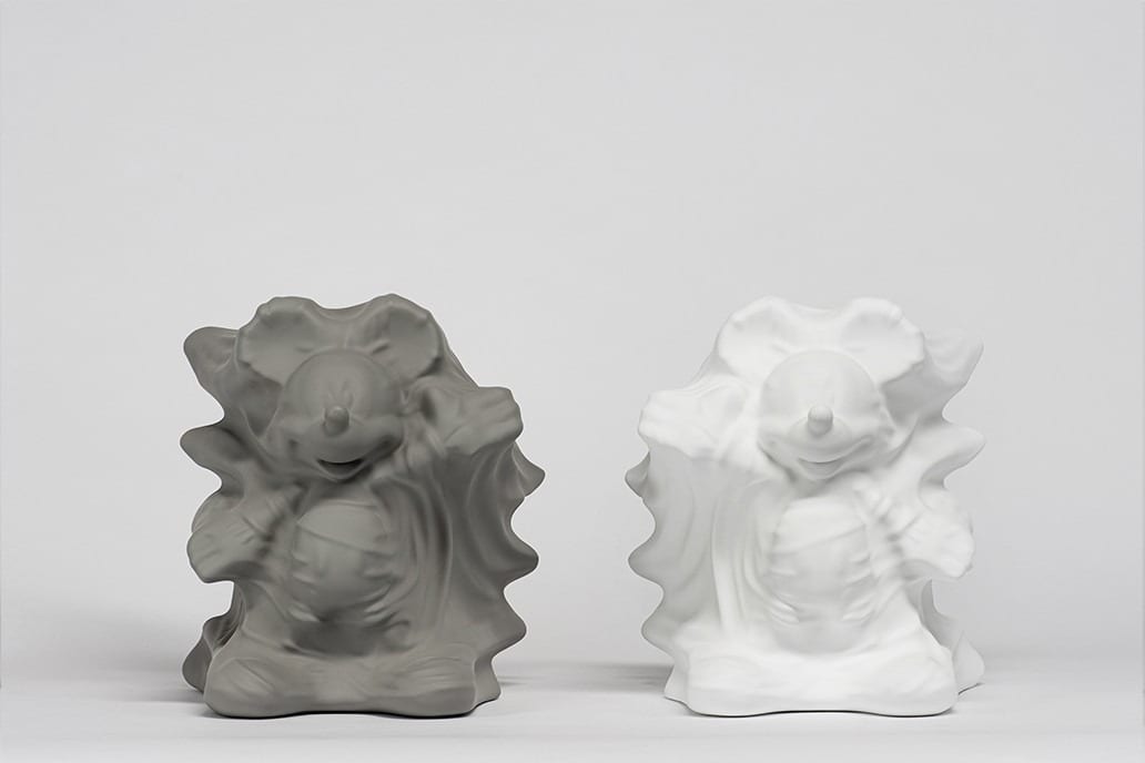 Daniel Arsham x Disney x APPortfolio Hollow Mickey Gray 1