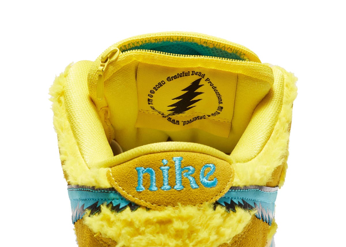 Nike SB Dunk Low Grateful Dead Yellow CJ5378-700 9
