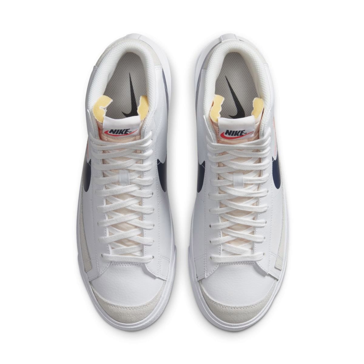 nike blazer mid white branding DA4651-100 4