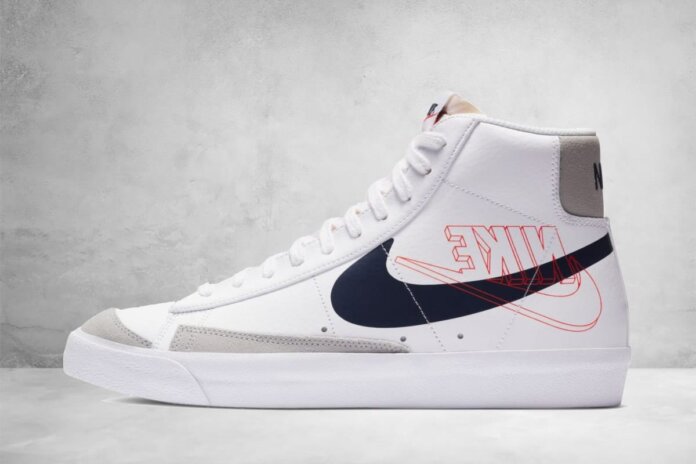 nike blazer mid white branding DA4651-100 nike blazer mid white branding DA4651-100
