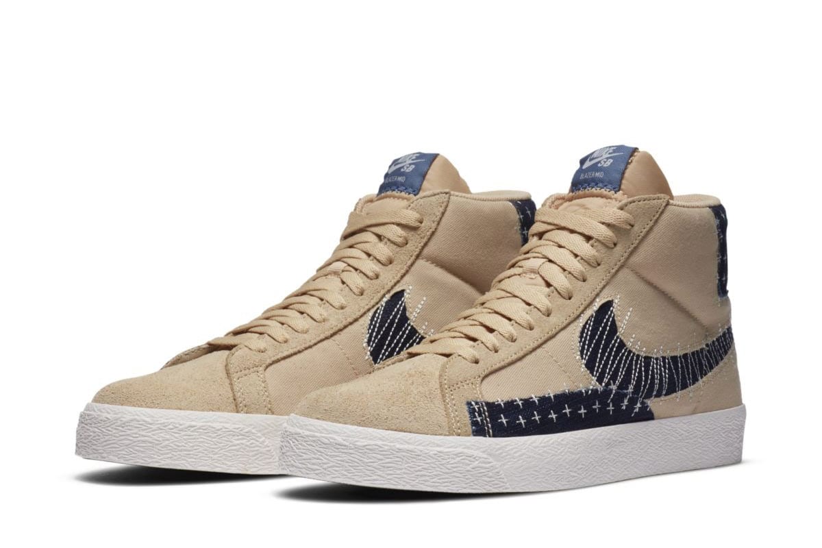 nike sb blazer mid sashiko CT0715-200 3