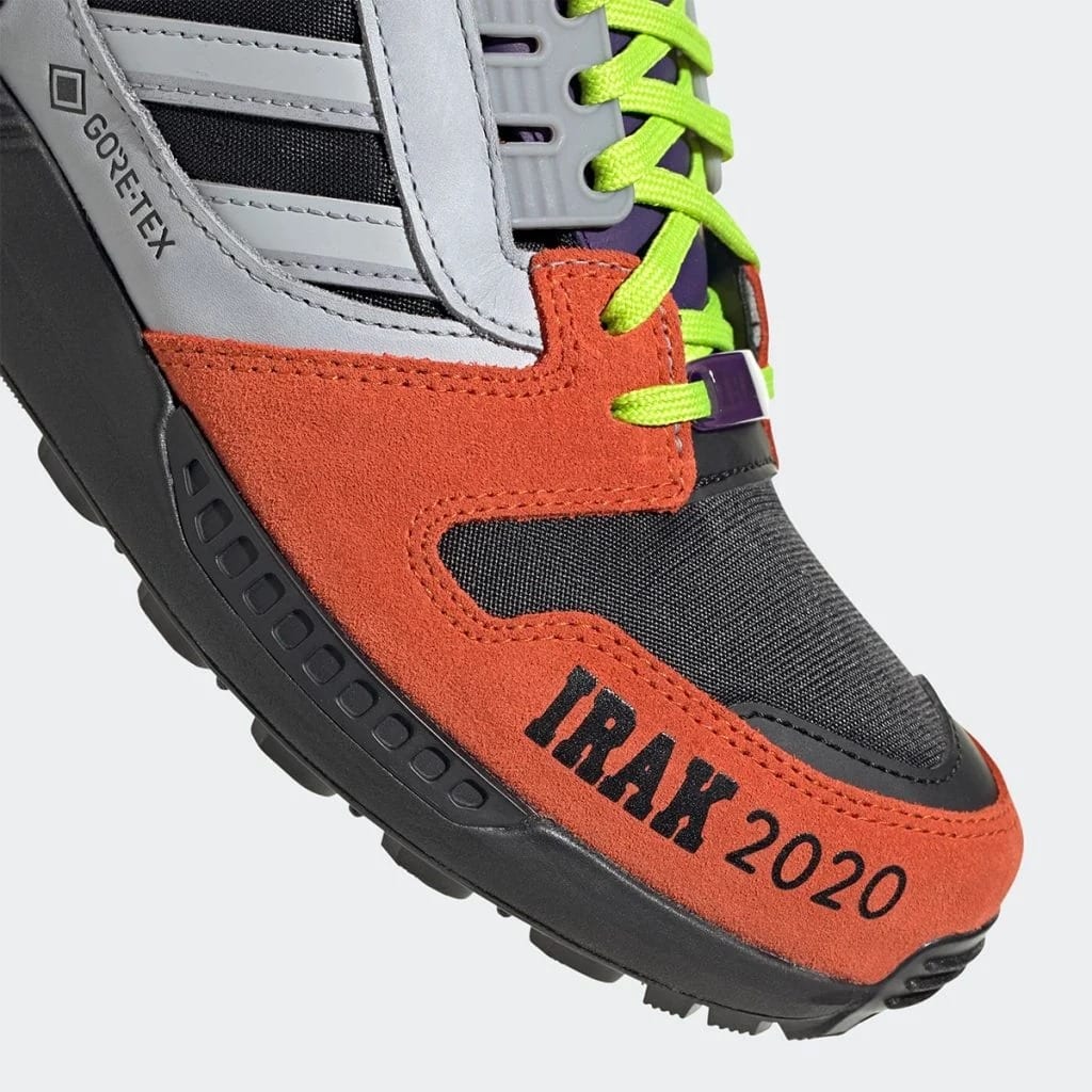 IRAK x adidas ZX 8000 Core Black Clear Onix Solar Red FX0372 7