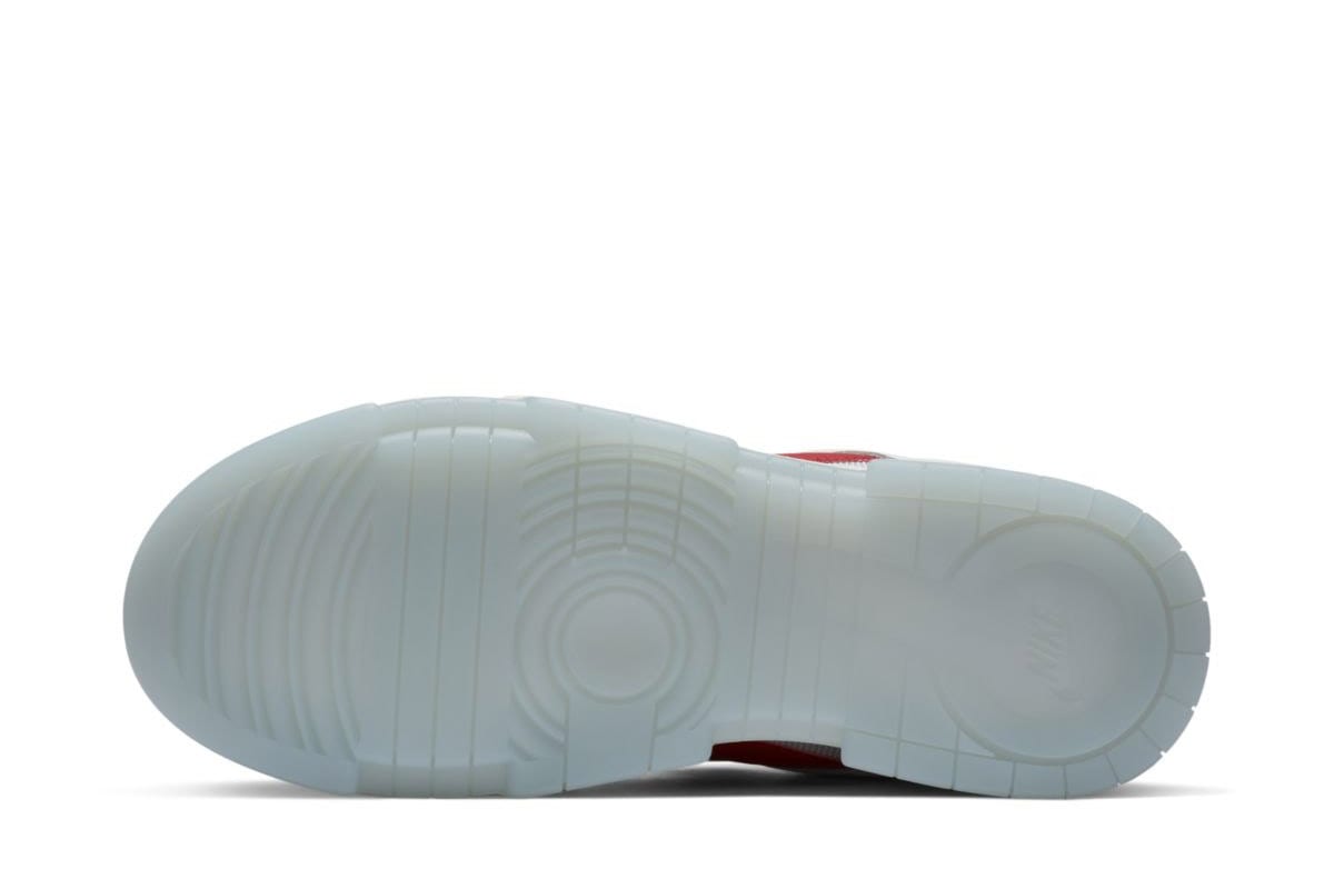Nike Dunk Low Disrupt WMNS White Red CK6654-101 1