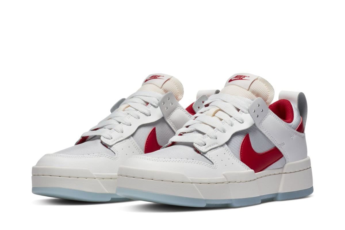 Nike Dunk Low Disrupt WMNS White Red CK6654-101 4