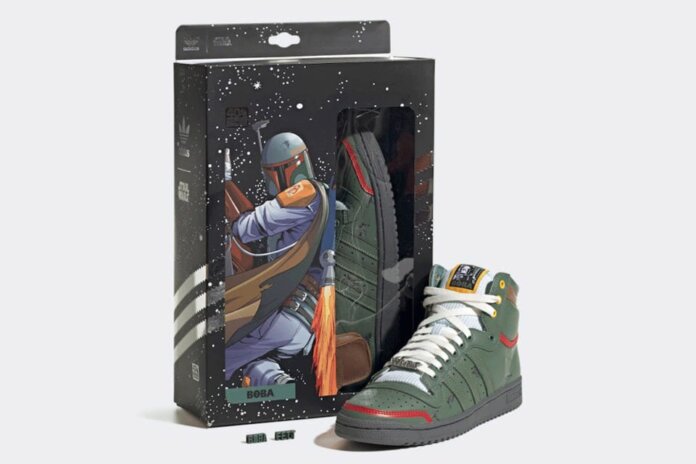 Star Wars x adidas Top Ten Hi Boba Fett Star Wars x adidas Top Ten Hi Boba Fett