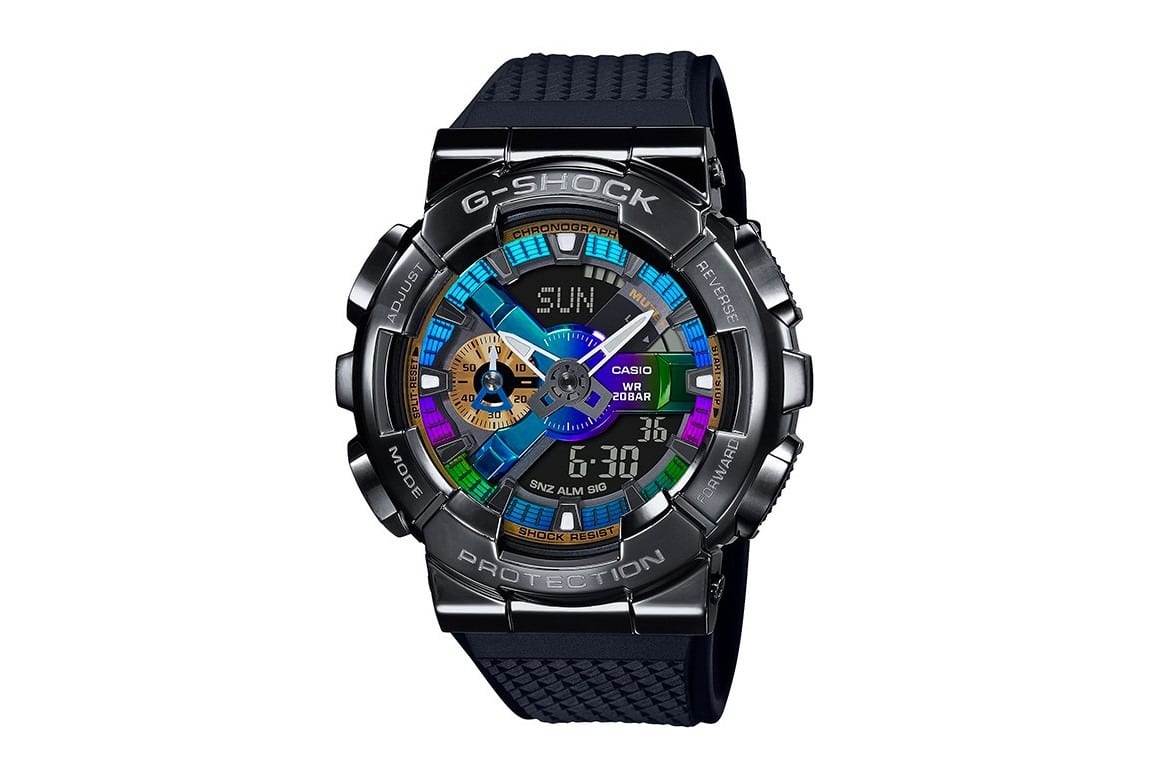 metalowe zegarki casio g-shock gm-110 3