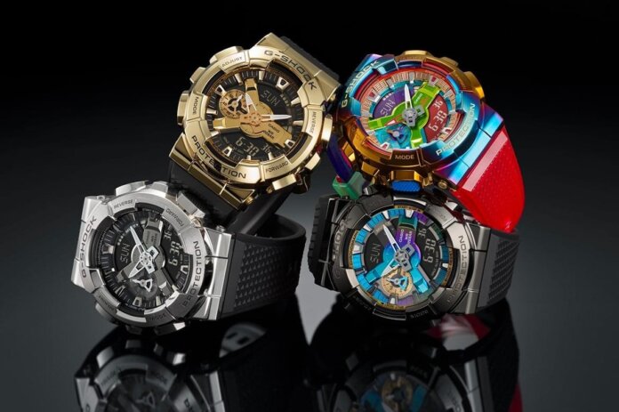 metalowe zegarki casio g-shock gm-110 metalowe zegarki casio g-shock gm-110