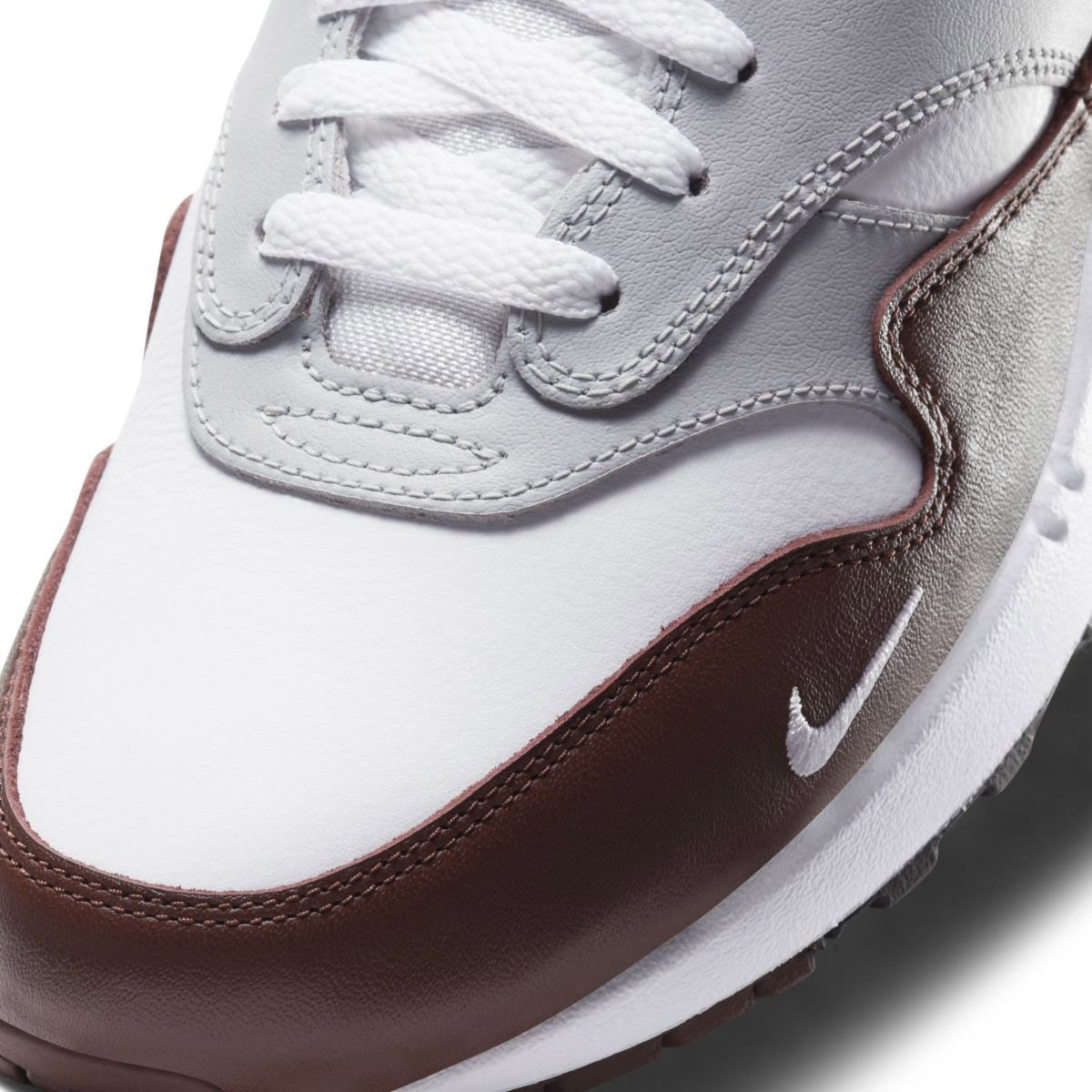 nike air max 1 leather white grey brown DB5074-101 6