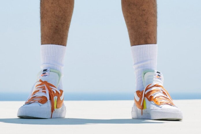 sacai x nike blazer low white sacai x nike blazer low white