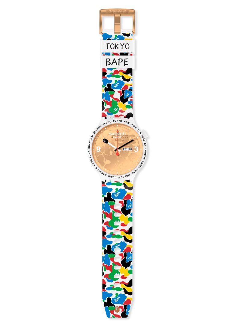 zegarki BAPE x Swatch Big Bold 2020 11