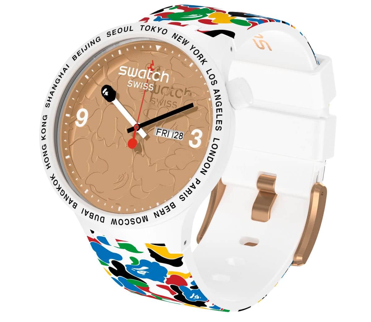 zegarki BAPE x Swatch Big Bold 2020 12