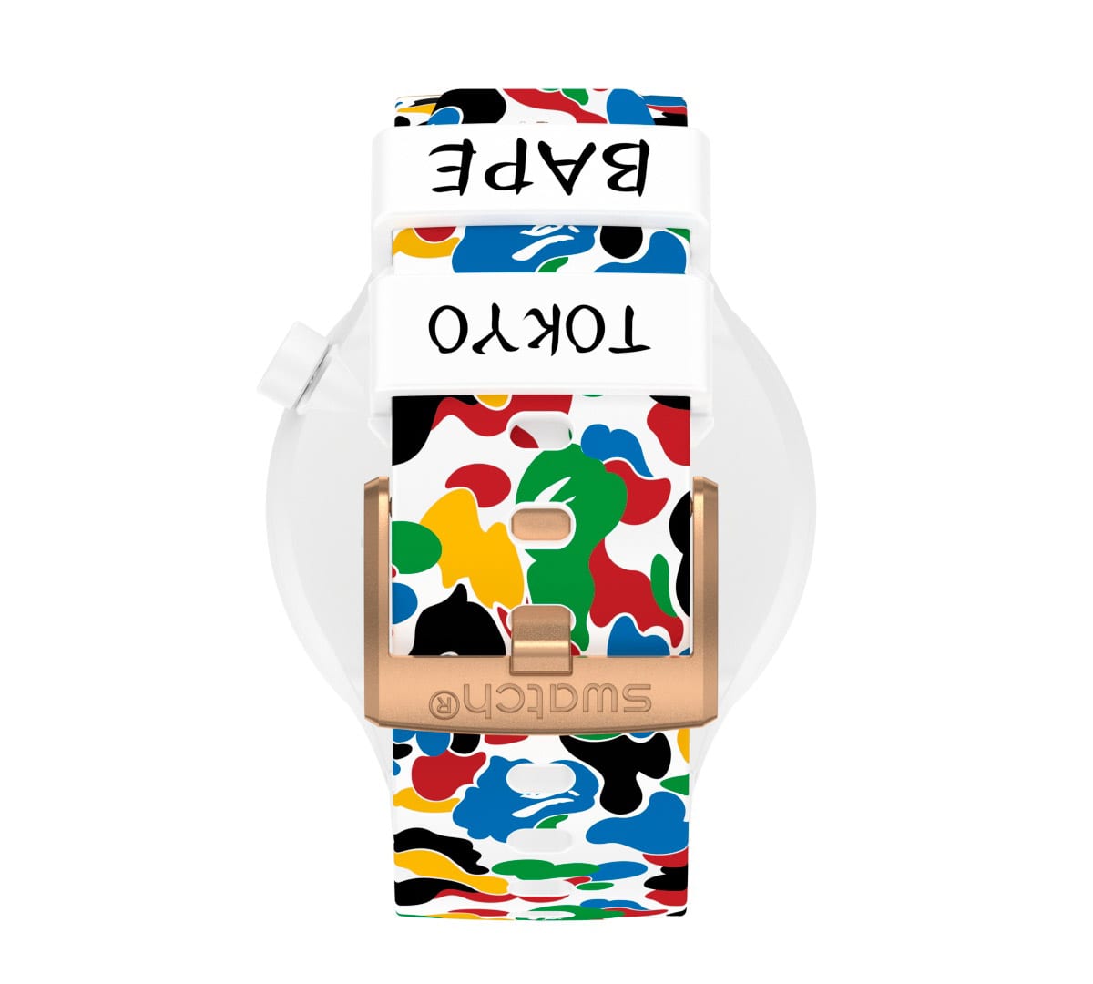 zegarki BAPE x Swatch Big Bold 2020 13