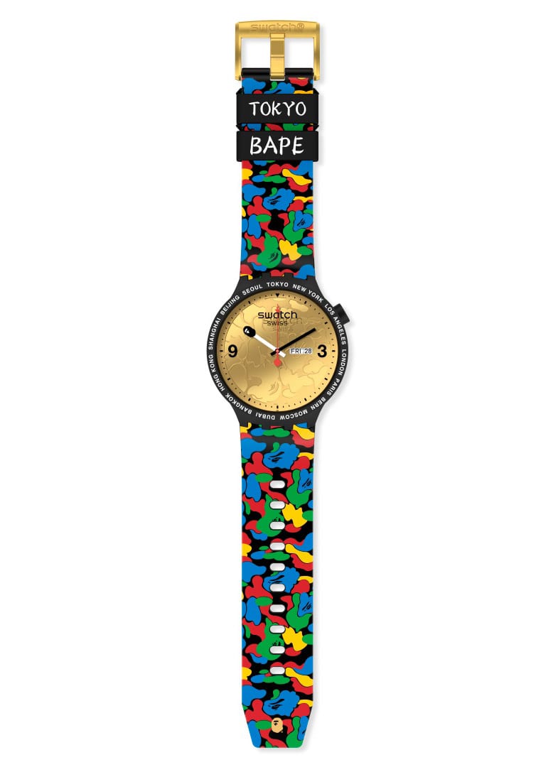 zegarki BAPE x Swatch Big Bold 2020 3