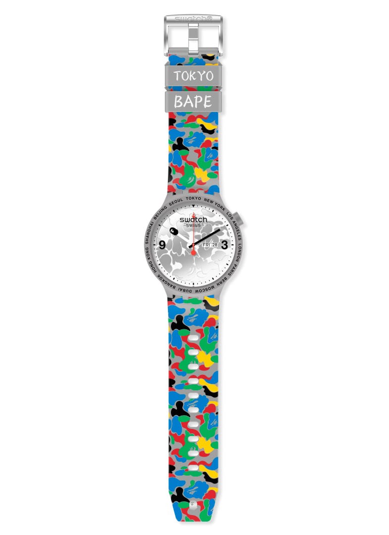 zegarki BAPE x Swatch Big Bold 2020 7