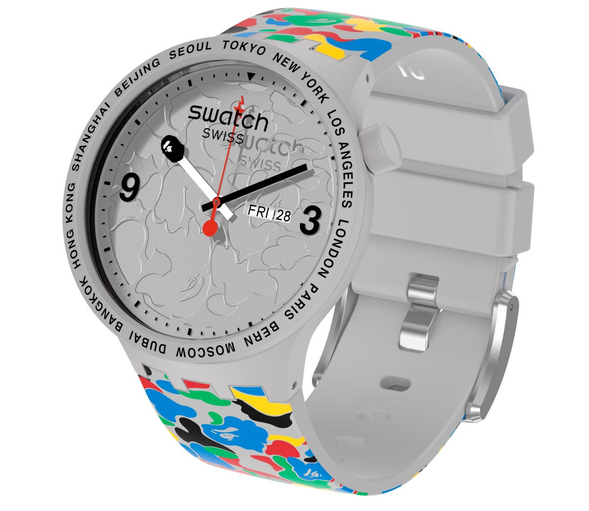 zegarki BAPE x Swatch Big Bold 2020 8