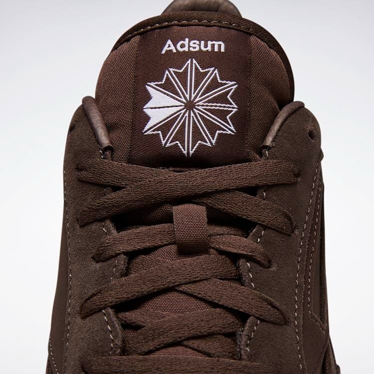 adsum x reebok club c revenge chocolate 3