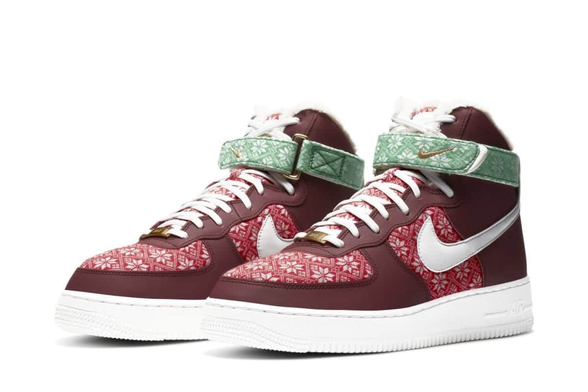 Nike Air Force 1 High Christmas DC1620-600 4