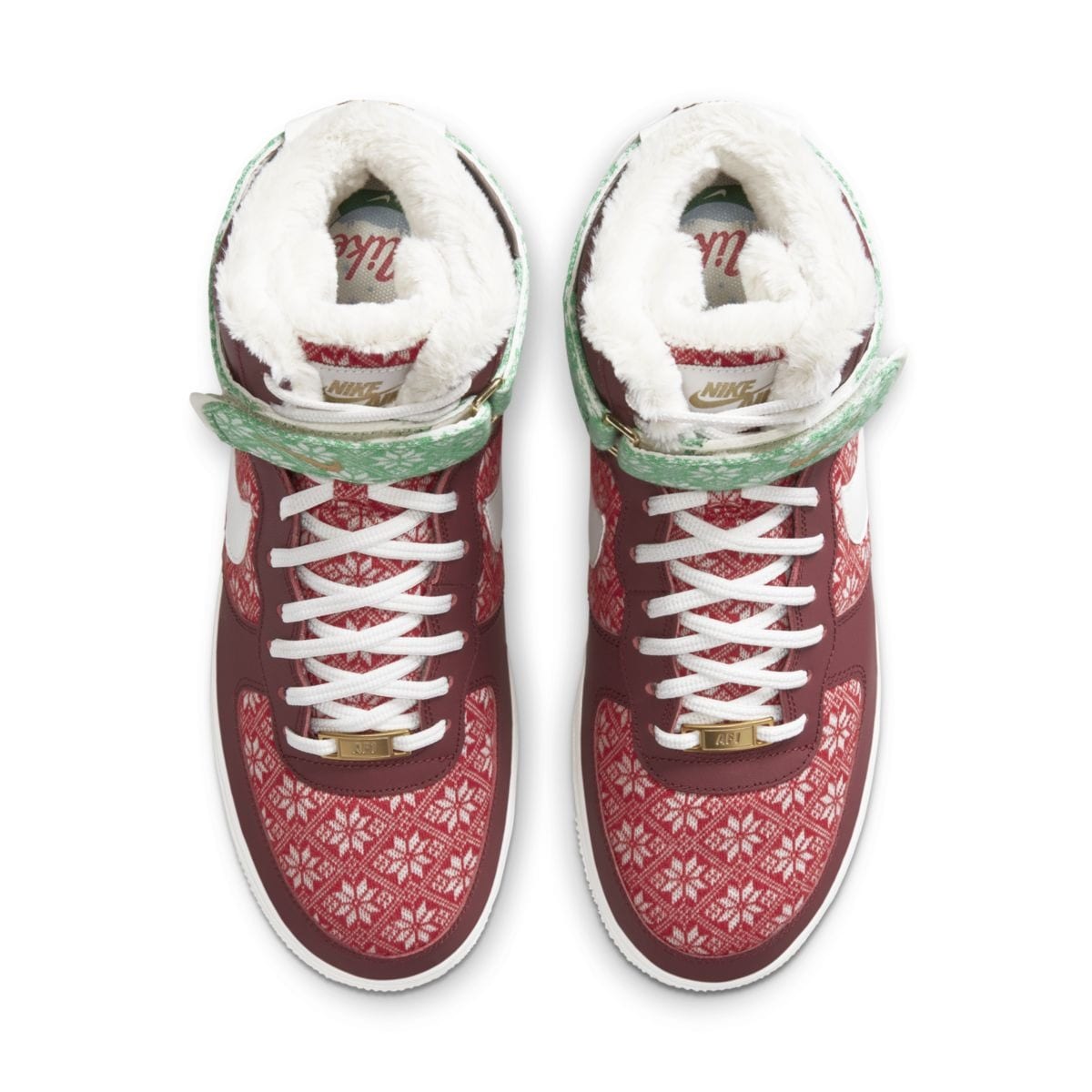 Nike Air Force 1 High Christmas DC1620-600 5