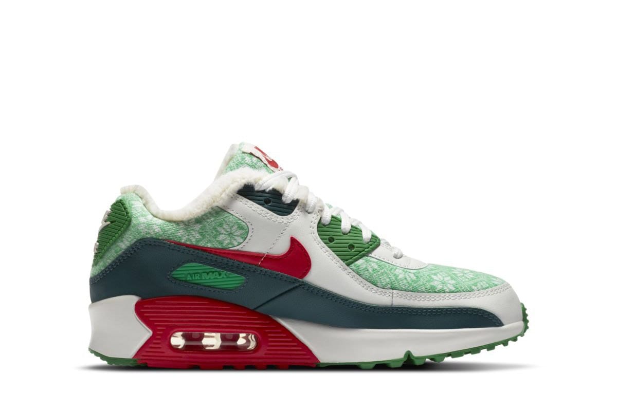 Nike Air Max 90 GS Christmas DC1621-100 3
