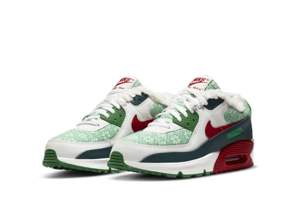 Nike Air Max 90 GS Christmas DC1621-100 4