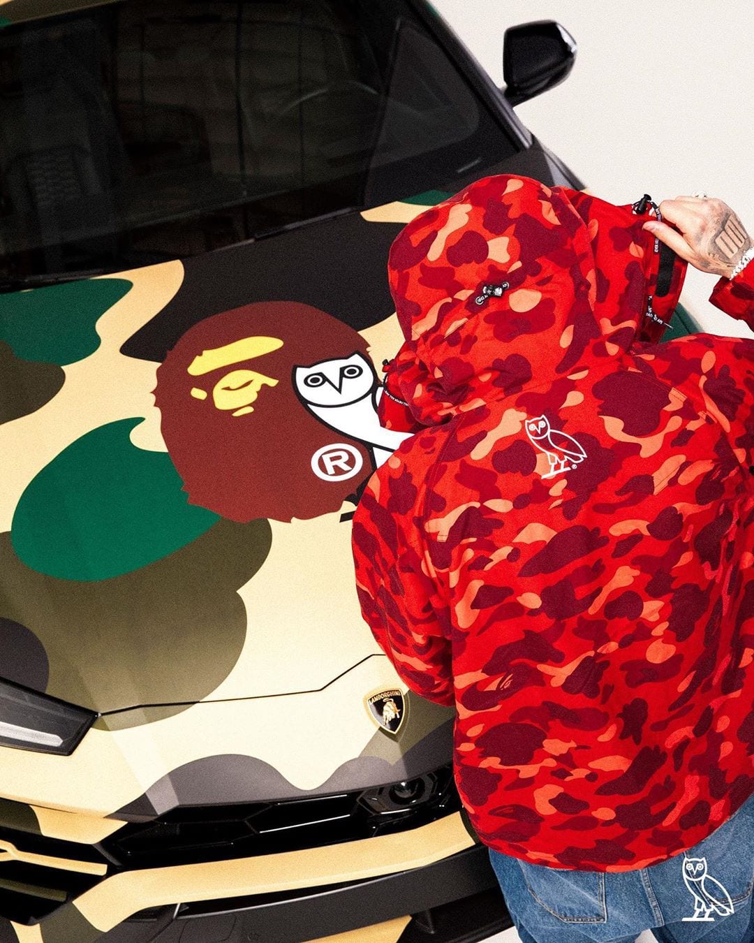 kolekcja OVO x BAPE fw20 12