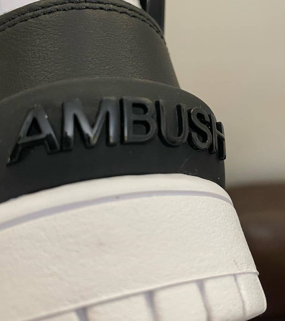 Ambush x Nike Dunk High Black White 4