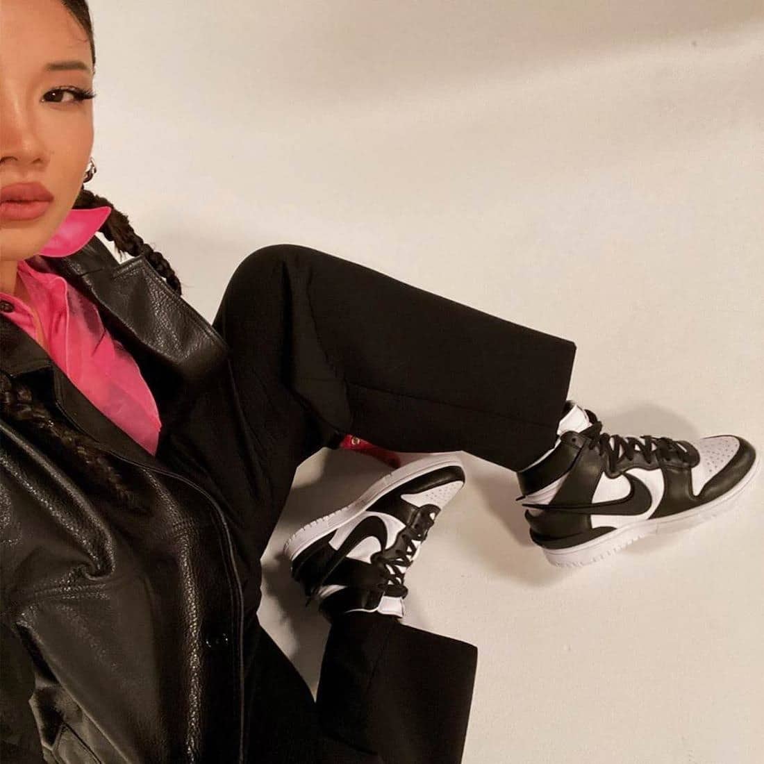 Ambush x Nike Dunk High Black White 6