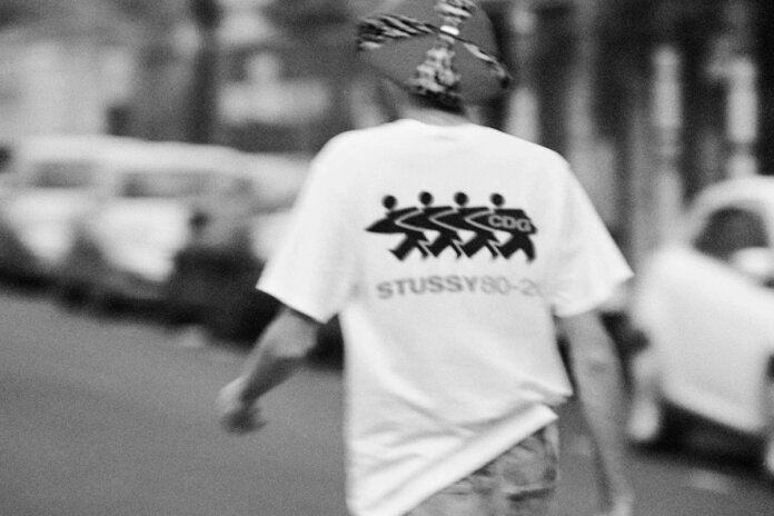 cdg x stussy 40th anniversary