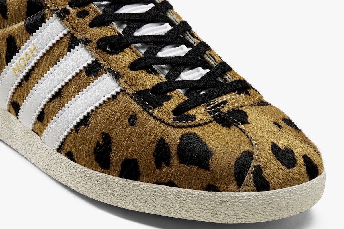 noah adidas gazelle camo leopard 3