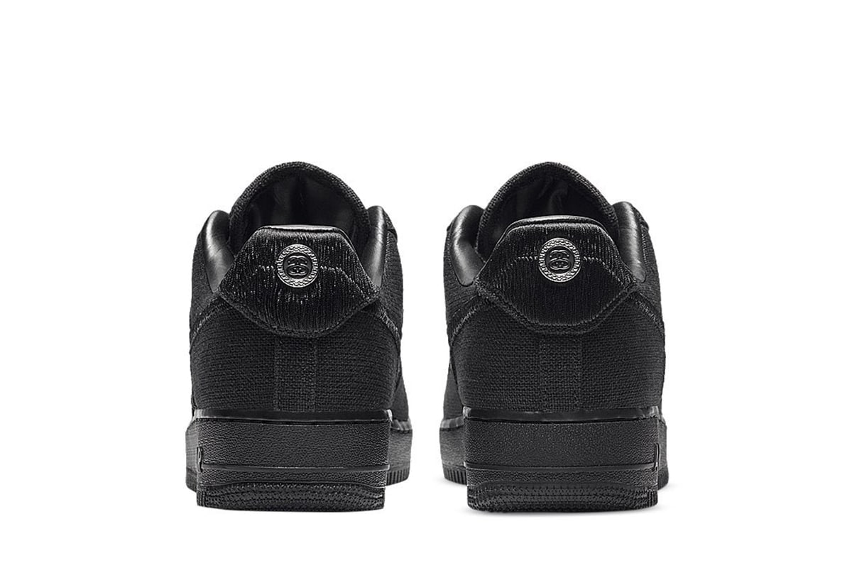 Stussy x Nike Air Force 1 Low Black CZ9084-001 5