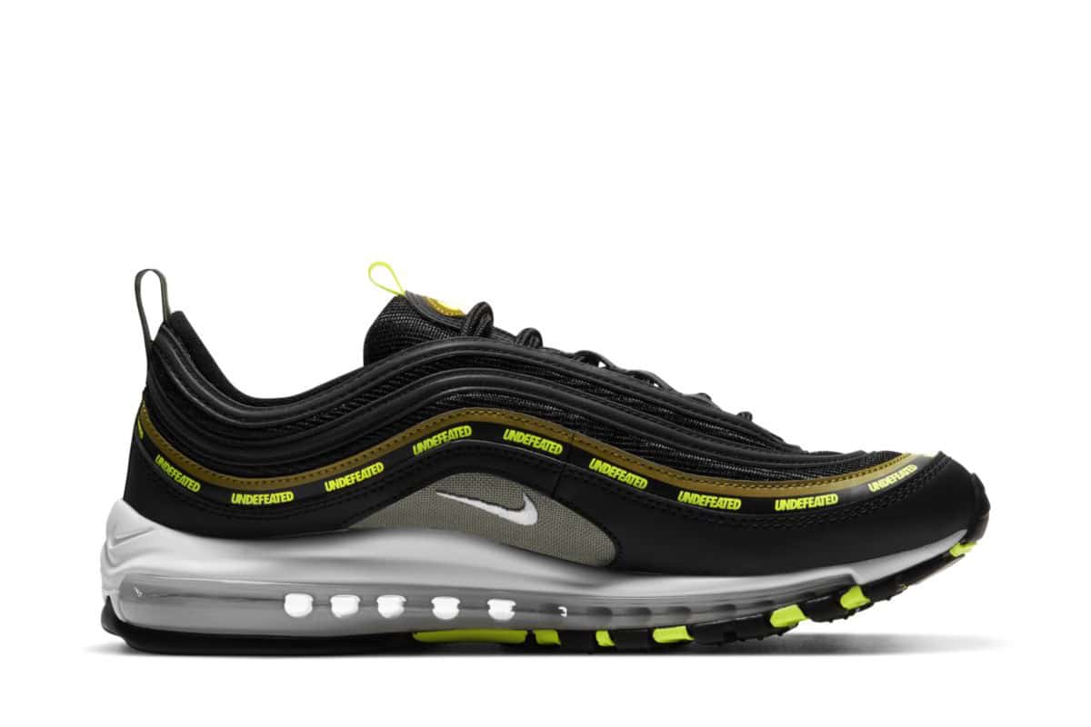 Undefeated x Nike Air Max 97 Black Volt DC4830-001 3