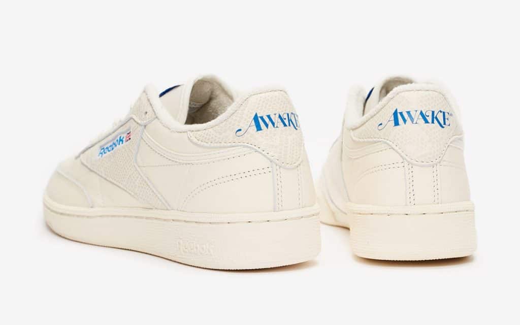Awake x Reebok Club C Cream Snakeskin 5