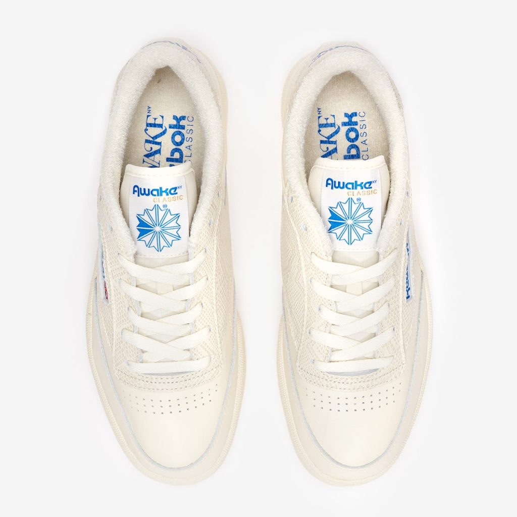 Awake x Reebok Club C Cream Snakeskin 6