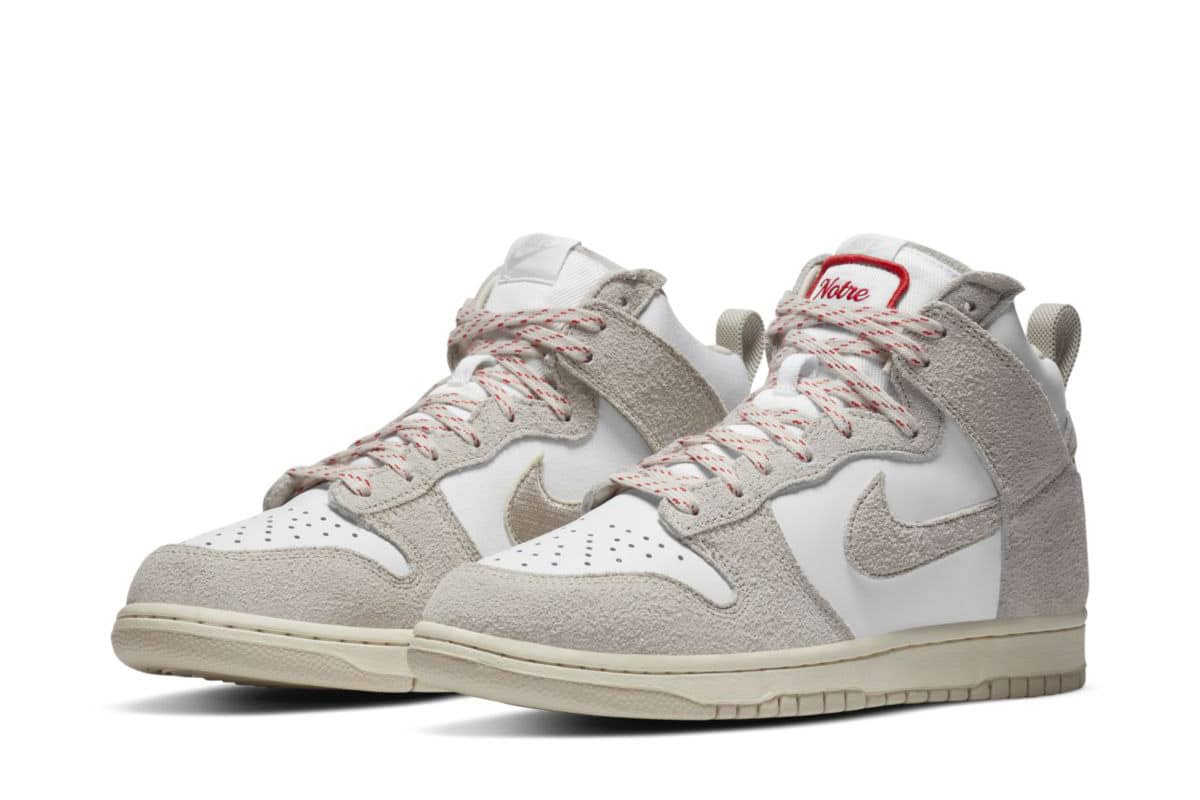 Notre x Nike Dunk High light orewood brown CW3092-100 4