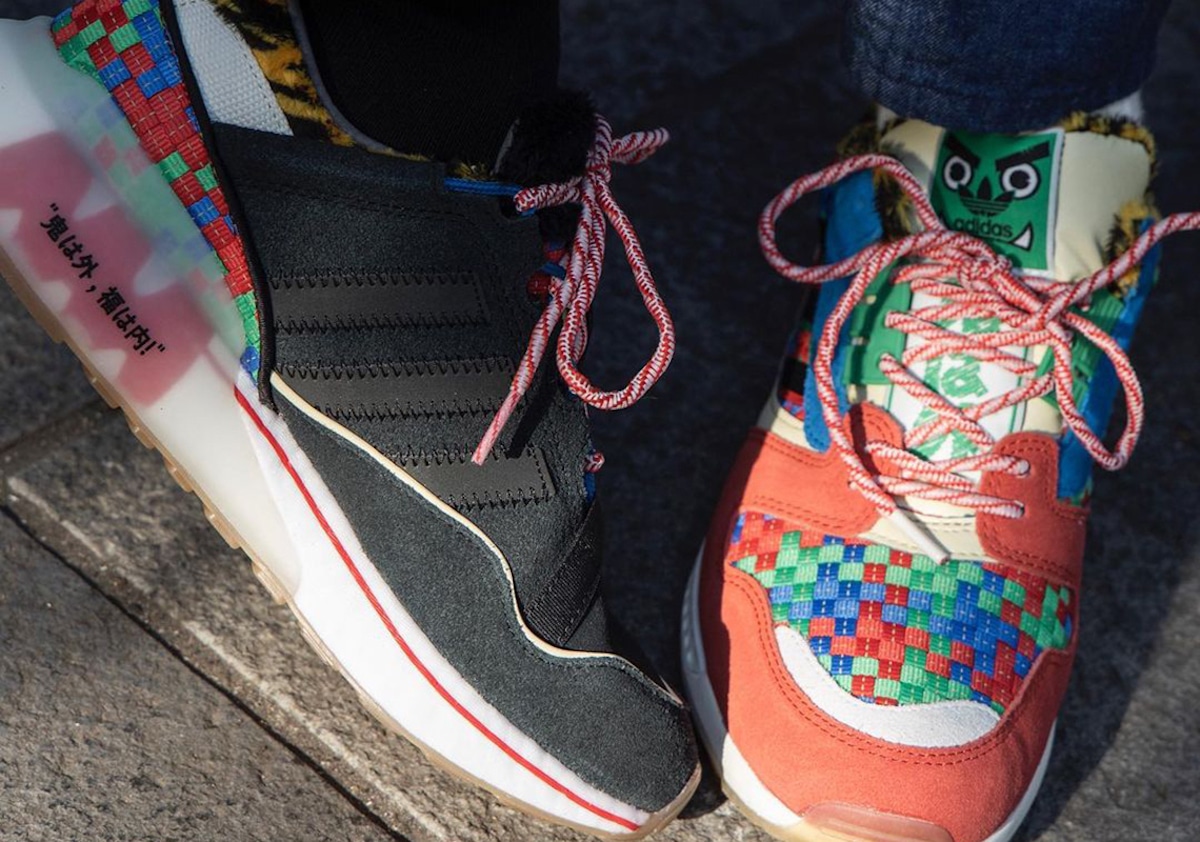 atmos x Adidas ZX setsubun pack 7