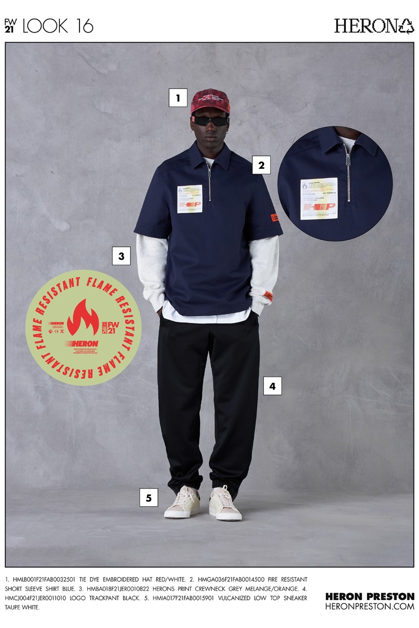 lookbook Heron Preston fw21 22