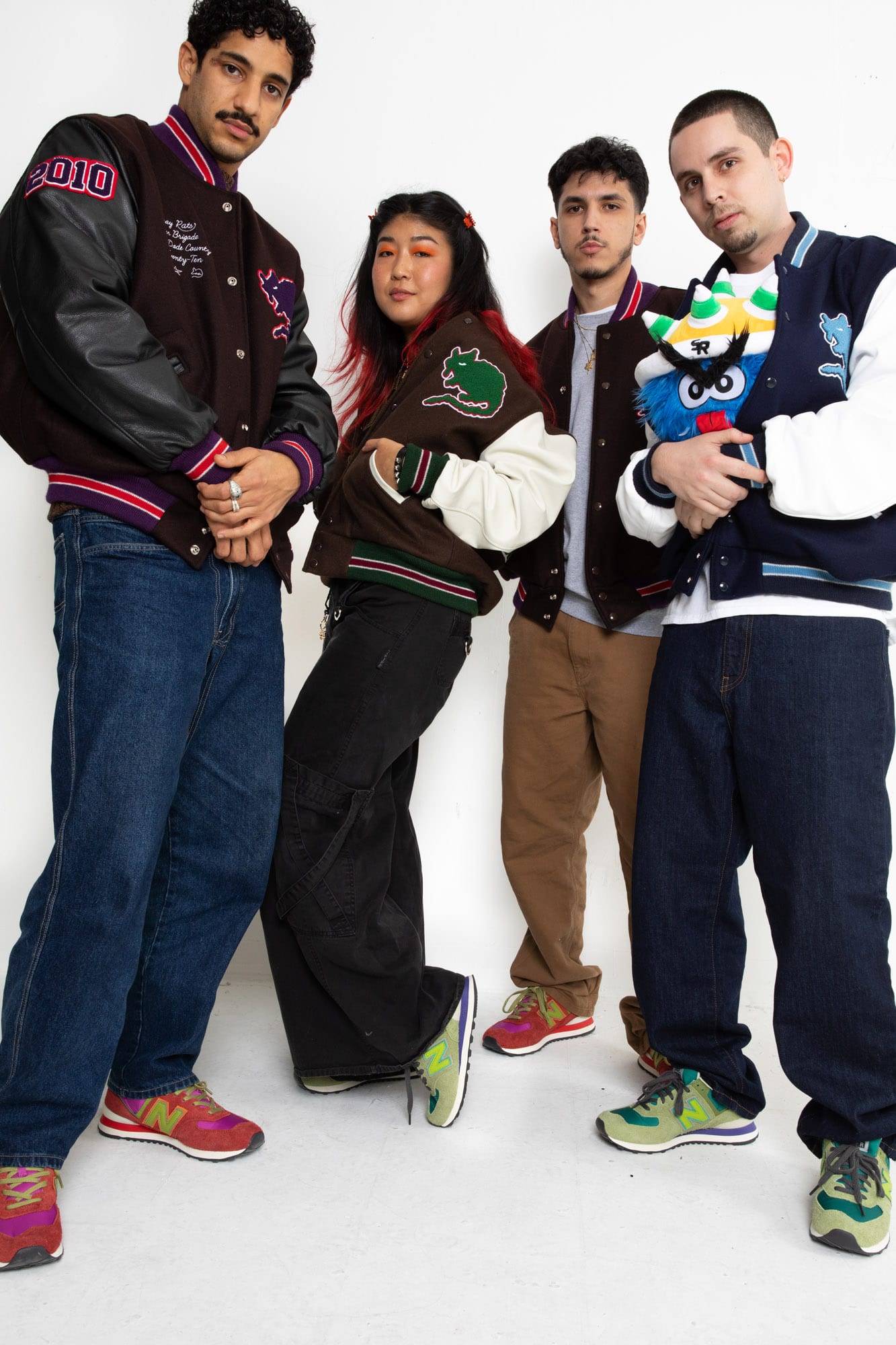 lookbook stray rats x new balance 574 6
