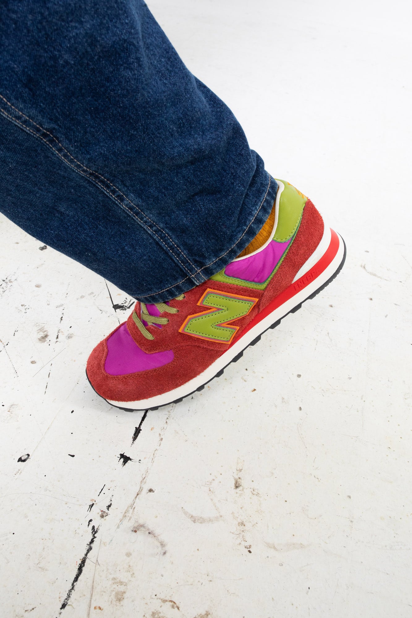 lookbook stray rats x new balance 574 9