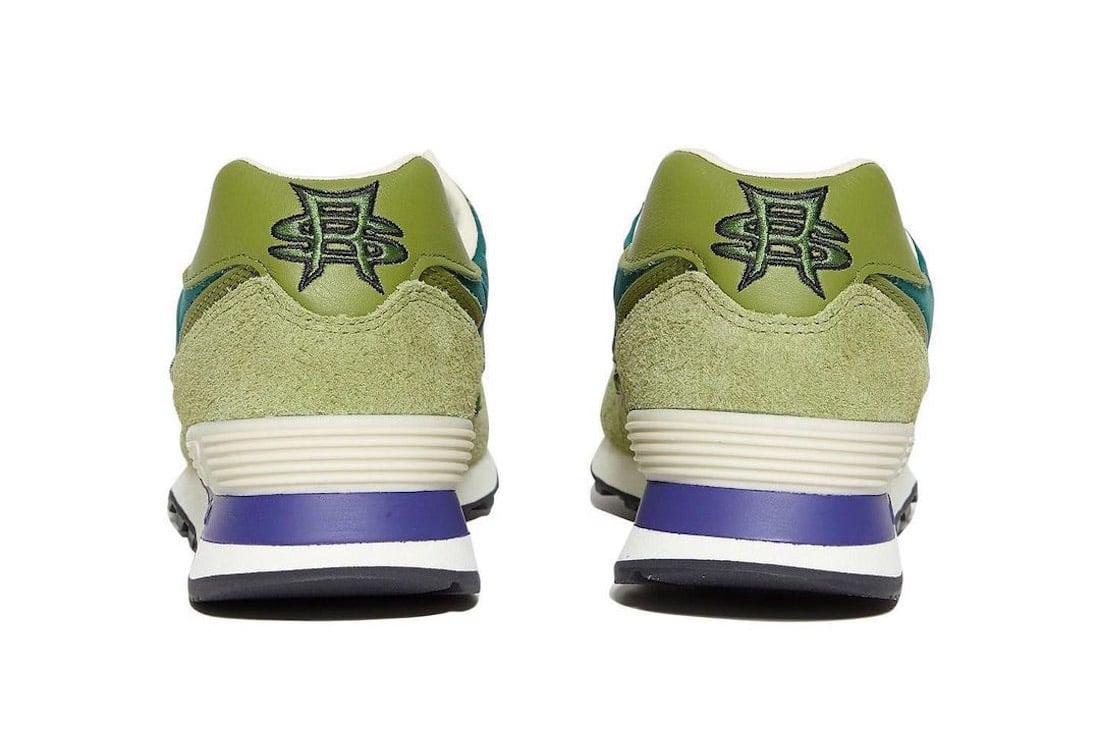 stray rats x new balance 574 green 3
