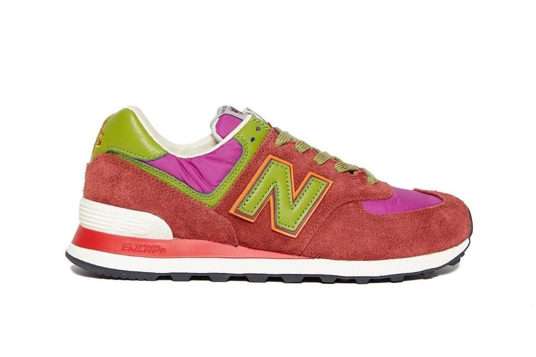stray rats x new balance 574 red 1